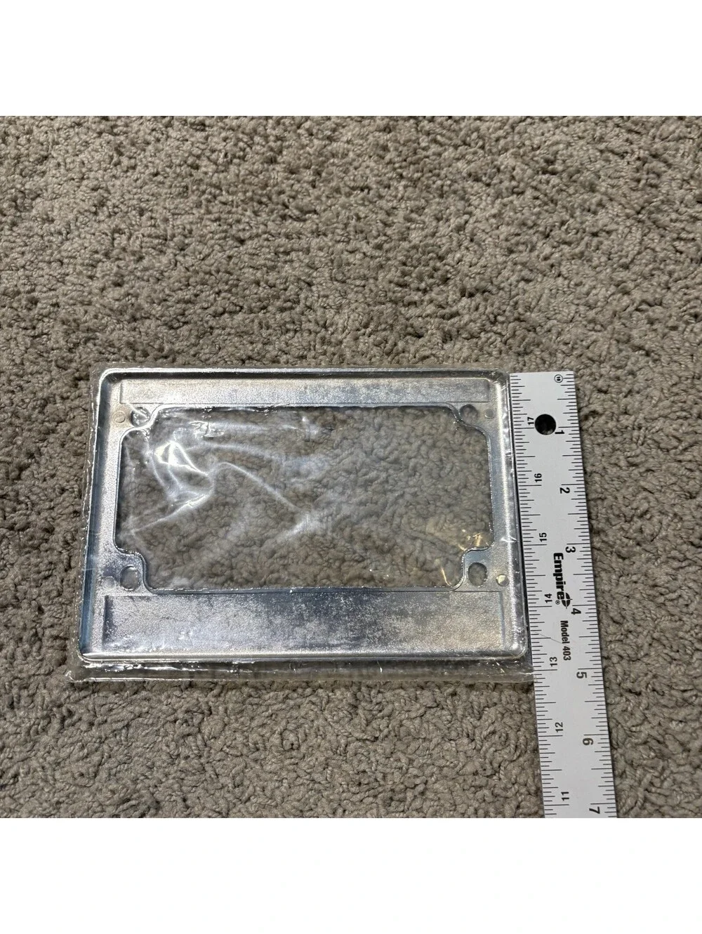 Jimmy Buffett Margaritaville Motorcycle License Plate Frame Chrome Metal New